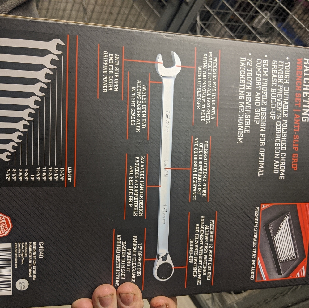 Icon mm ratcheting wrenches